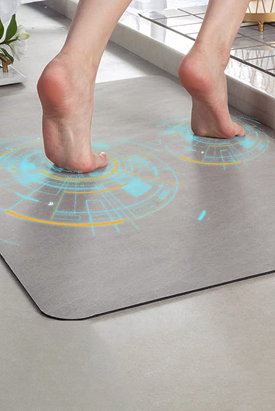 Absorbent Non-Slip Bath Mat – Quick-Dry Diatomaceous Bathroom Floor Mat 3