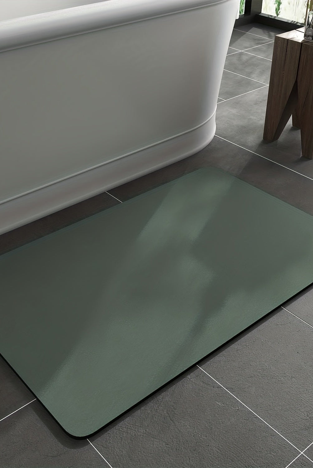 Absorbent Non-Slip Bath Mat – Quick-Dry Diatomaceous Bathroom Floor Mat 2