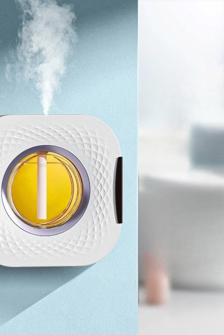 Aromatherapy Air Purifier and Humidifier – Wall-Mounted Design with Multi-Color Night Light for Fresh, Inviting Atmosphere