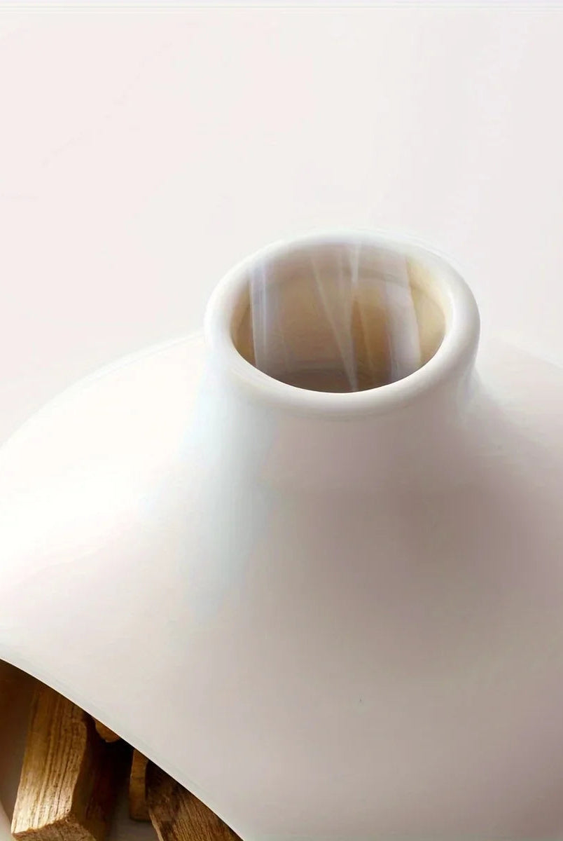 Ceramic Mini Fireplace for Meditation and Home Decor – Chimney-Style Smoke Burner, Elegant Heat-Safe Design 4