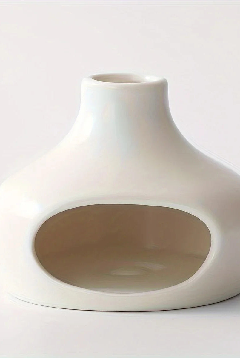 Ceramic Mini Fireplace for Meditation and Home Decor – Chimney-Style Smoke Burner, Elegant Heat-Safe Design 6