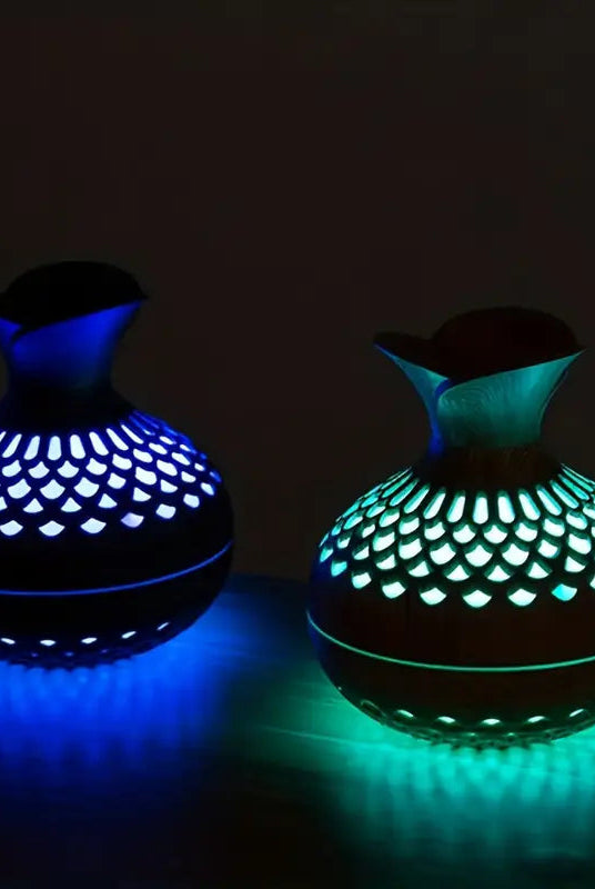 Elegant Ultrasonic Aroma Diffuser with 300ml Reservoir and LED Night Light – Electric Diffuser for Essential Oils and Aromatherapy 3