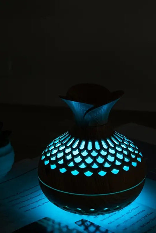 Elegant Ultrasonic Aroma Diffuser with 300ml Reservoir and LED Night Light – Electric Diffuser for Essential Oils and Aromatherapy 5