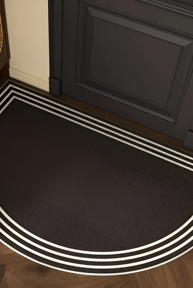 Semicircle Doormat – Non-Slip Outdoor Mat, Dirt-Repellent Welcome Mat for Indoor/Outdoor Use, Modern Design 6