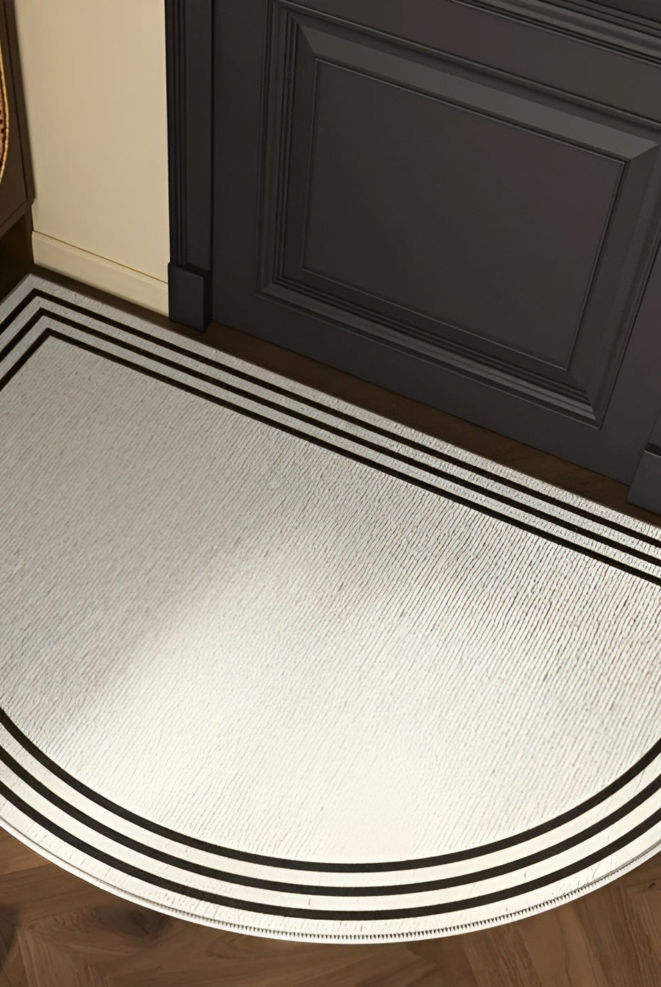 Semicircle Doormat – Non-Slip Outdoor Mat, Dirt-Repellent Welcome Mat for Indoor/Outdoor Use, Modern Design 8