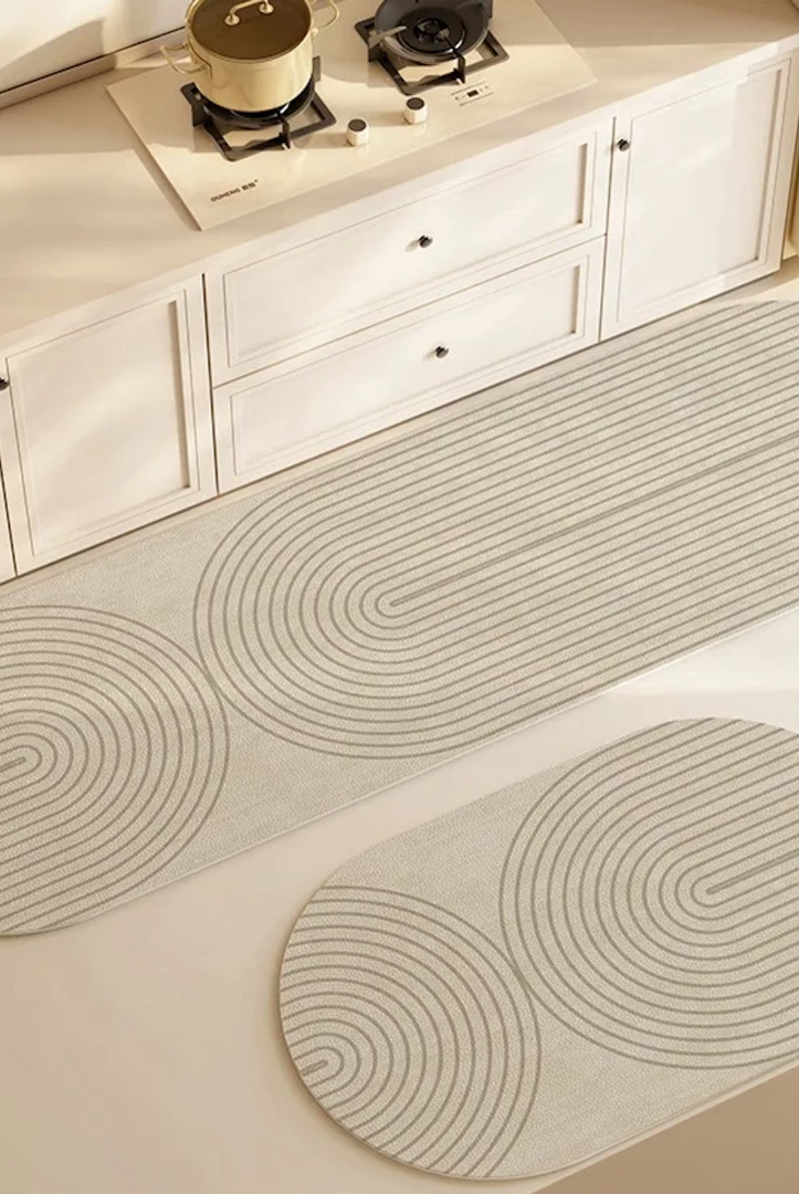 Ultra-Absorbent Anti-Slip Kitchen Floor Mat Ð Striped Design for Spill Protection 1