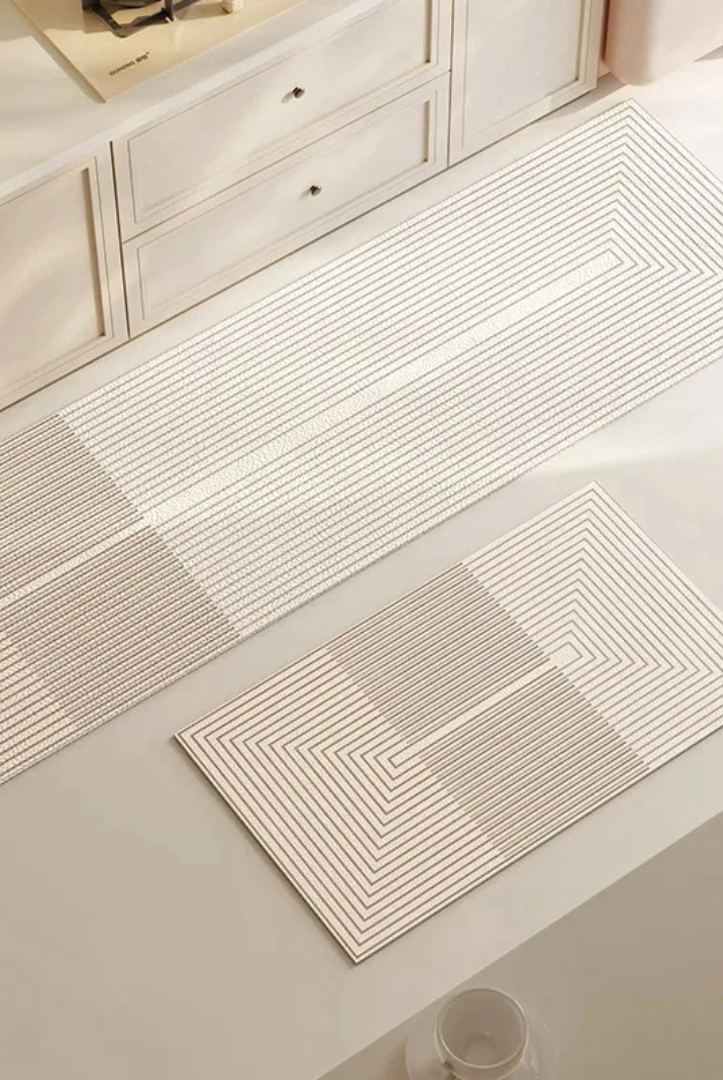 Ultra-Absorbent Anti-Slip Kitchen Floor Mat Ð Striped Design for Spill Protection 3