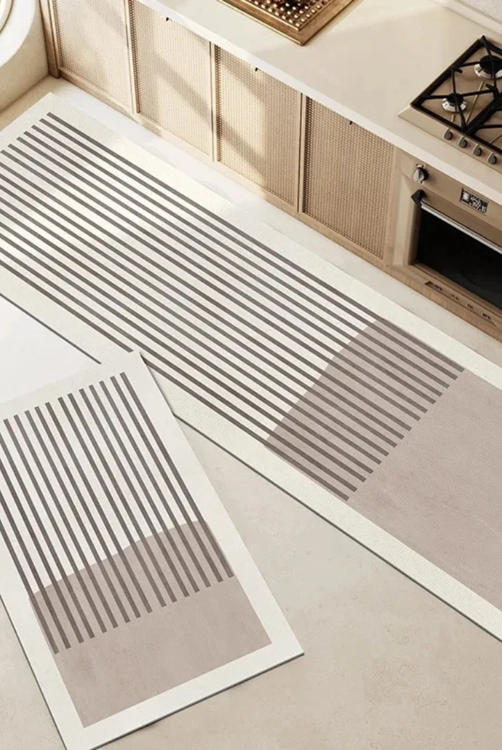 Ultra-Absorbent Anti-Slip Kitchen Floor Mat Ð Striped Design for Spill Protection 4