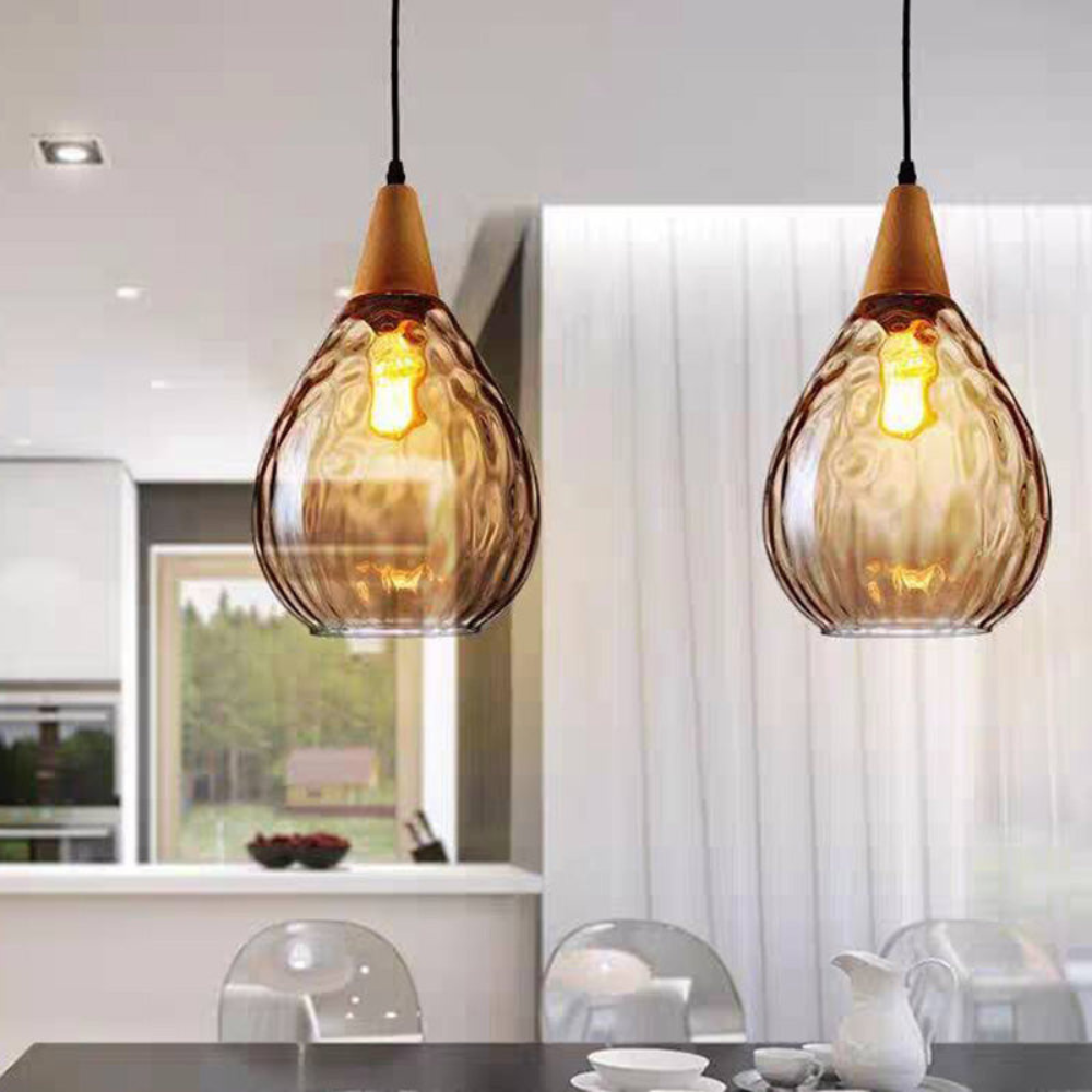 Vintage Teardrop Pendant Light - Elegant Design for Any Space 5