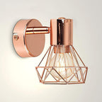 1-Light Wall Sconce - Modern Rose Gold Iron Frame, Minimalist Design 3