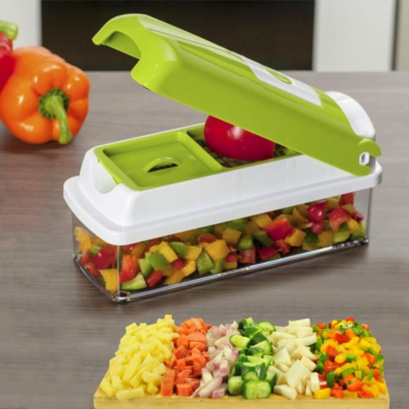 12-in-1 Vegetable Slicer - Versatile, Safe, Space-Saving Cutter 6