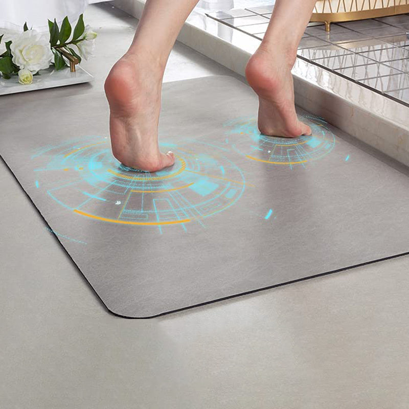 Absorbent Non-Slip Bath Mat – Quick-Dry Diatomaceous Bathroom Floor Mat 3