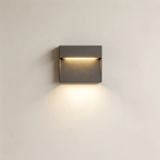 LED Outdoor Step Light Black Waterproof Hardwired