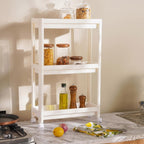 3-Tier Narrow Kitchen Storage Rack - Space-Saving Spice Rack Organizer 0