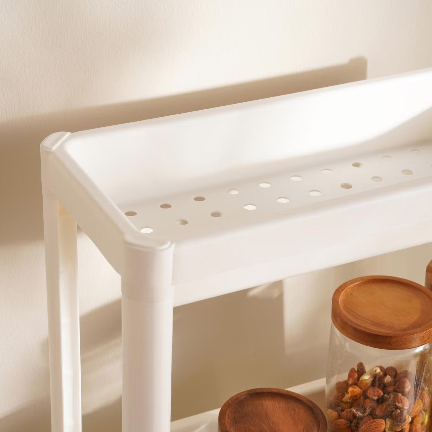 3-Tier Narrow Kitchen Storage Rack - Space-Saving Spice Rack Organizer 2