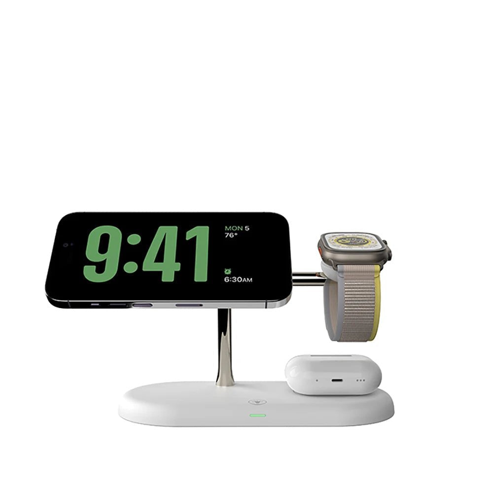 3-in-1 MagSafe Charging Station - Fast Charge for iPhone, Watch, AirPods 9