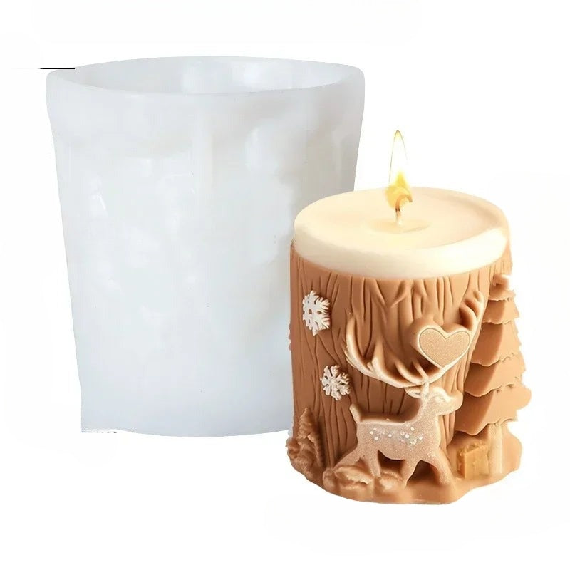 3D Christmas Candle Mold - Create Unique Festive Designs with Silicone Molds 15