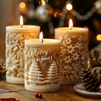 3D Christmas Candle Mold - Create Unique Festive Designs with Silicone Molds 2