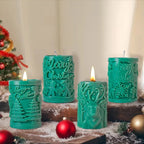 3D Christmas Candle Mold - Create Unique Festive Designs with Silicone Molds 4