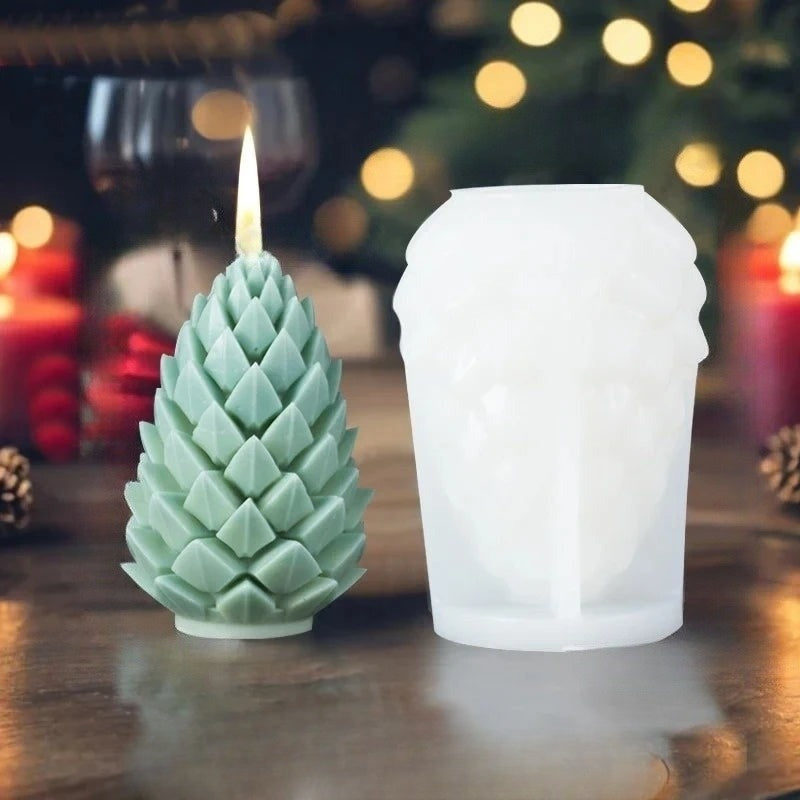 3D Christmas Candle Mold - Create Unique Festive Designs with Silicone Molds 7