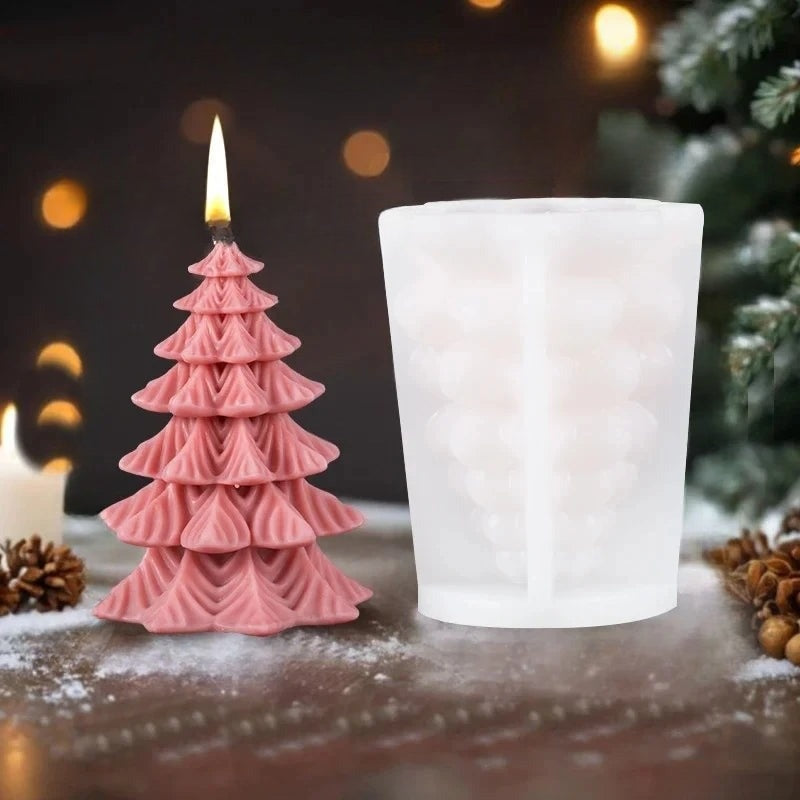 3D Christmas Candle Mold - Create Unique Festive Designs with Silicone Molds 8