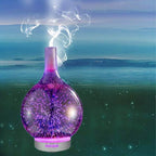 3D Effect Essential Oil Diffuser - Calming Galaxy Light & Aromatherapy Mist 2