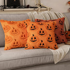 3D Halloween Throw Pillows - Soft Plush Covers for Cozy Decor 18x18 5