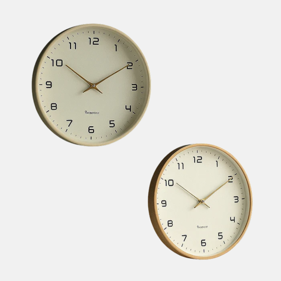 Scandinavian Wooden Wall Clock Ð Minimalist Nordic Design for Modern Interiors 2
