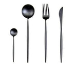 4-Piece Cutlery Set - Durable 304 Stainless Steel & Sleek Design 0