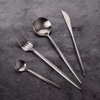 4-Piece Cutlery Set - Durable 304 Stainless Steel & Sleek Design 1