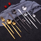 4-Piece Cutlery Set - Durable 304 Stainless Steel & Sleek Design 4