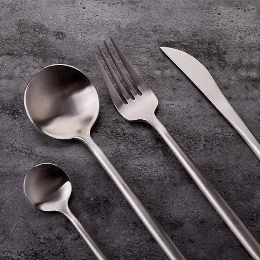 4-Piece Cutlery Set - Durable 304 Stainless Steel & Sleek Design 5