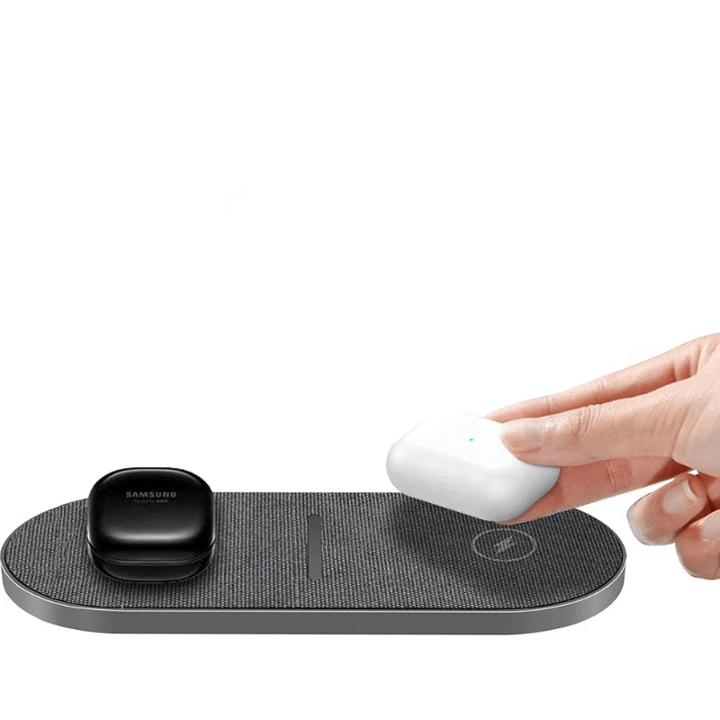 40W Dual Device Wireless Charger Station with LED Display – Fast Charging for iPhone and Samsung Galaxy, Compact Design 4