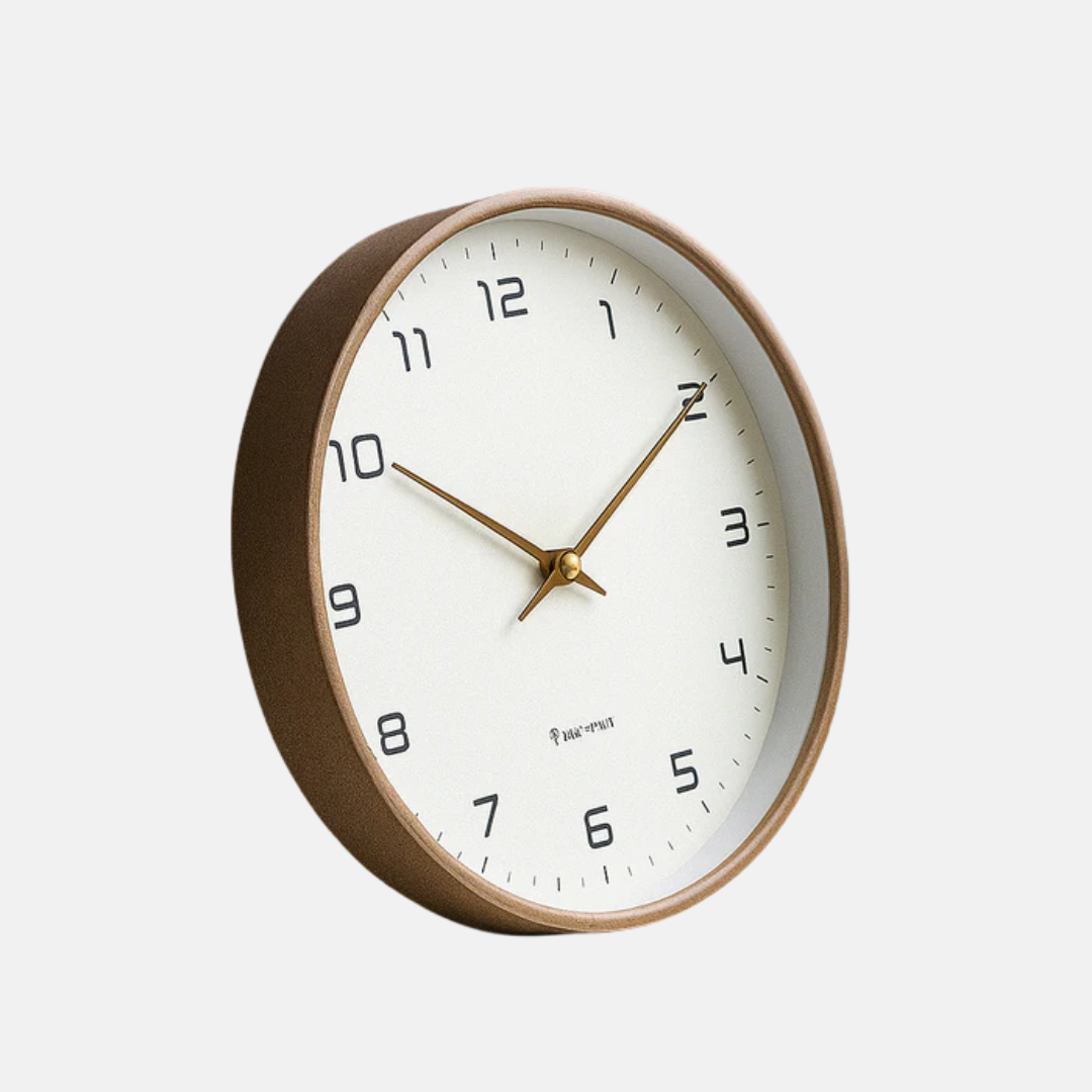 Scandinavian Wooden Wall Clock Ð Minimalist Nordic Design for Modern Interiors 3