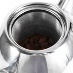 Tea Kettle, Removable Mesh Filter, Narrow Spout, Vented Lid
