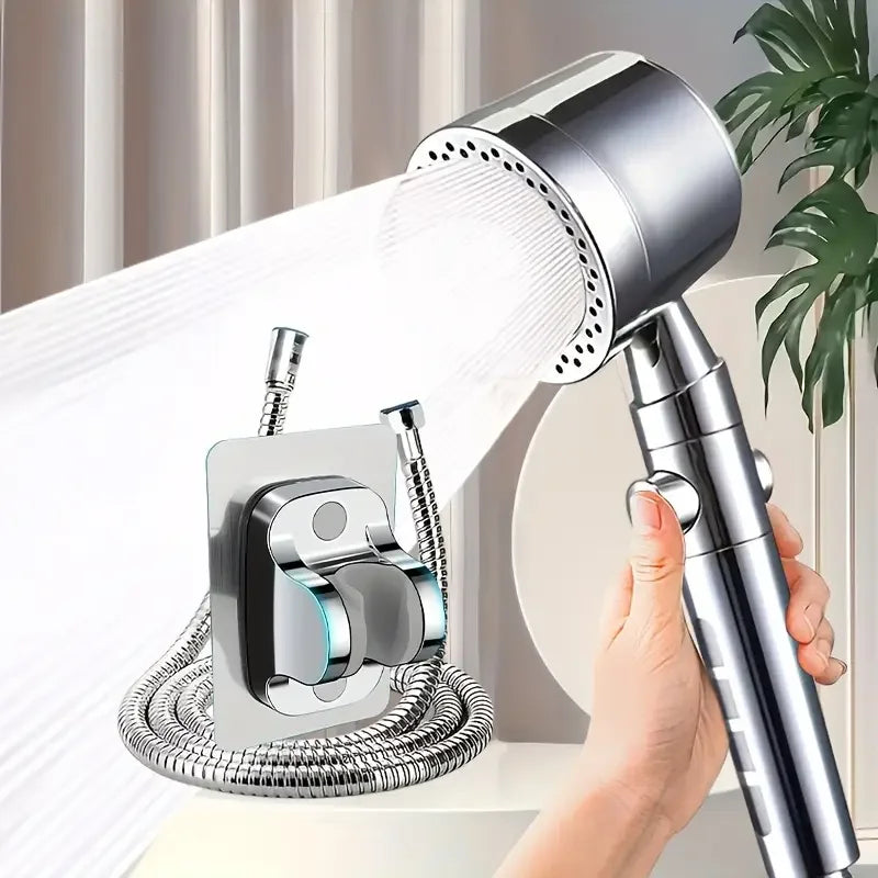 6-Mode Handheld Shower Head - Built-In Filter & One-Button Control 10