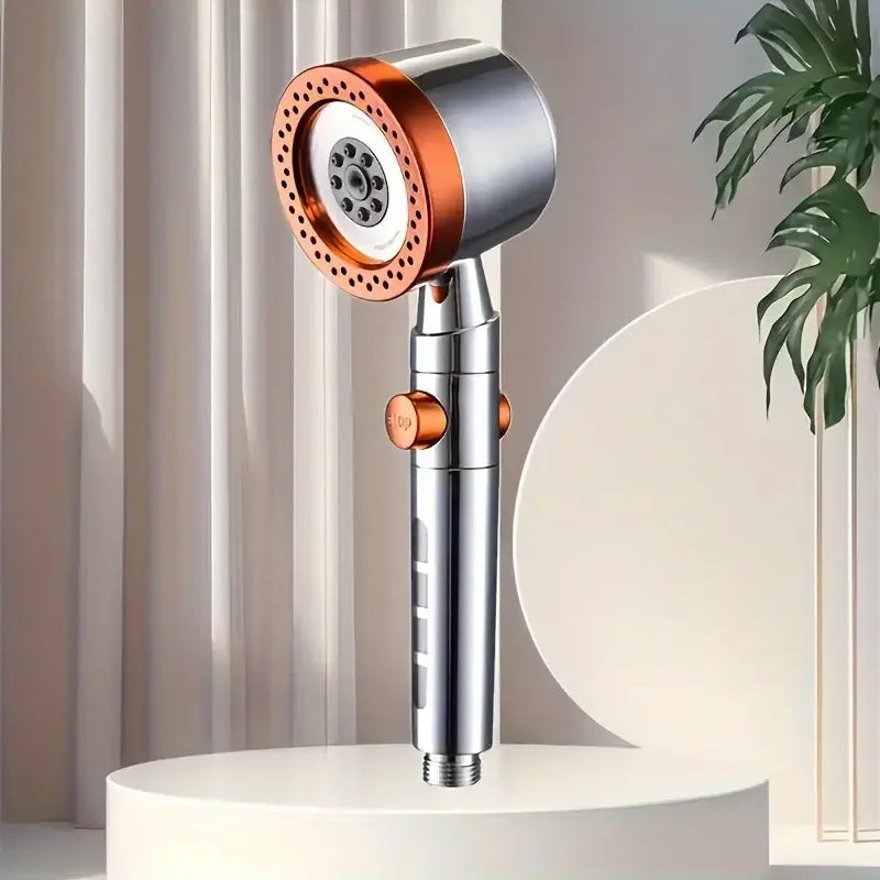 6-Mode Handheld Shower Head - Built-In Filter & One-Button Control 11