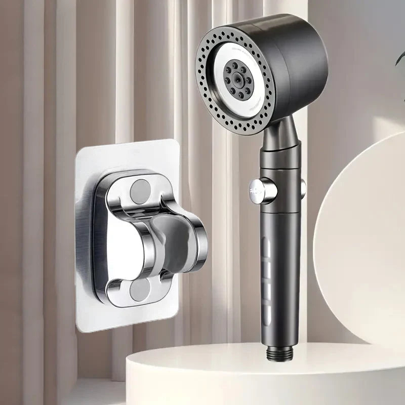 6-Mode Handheld Shower Head - Built-In Filter & One-Button Control 13