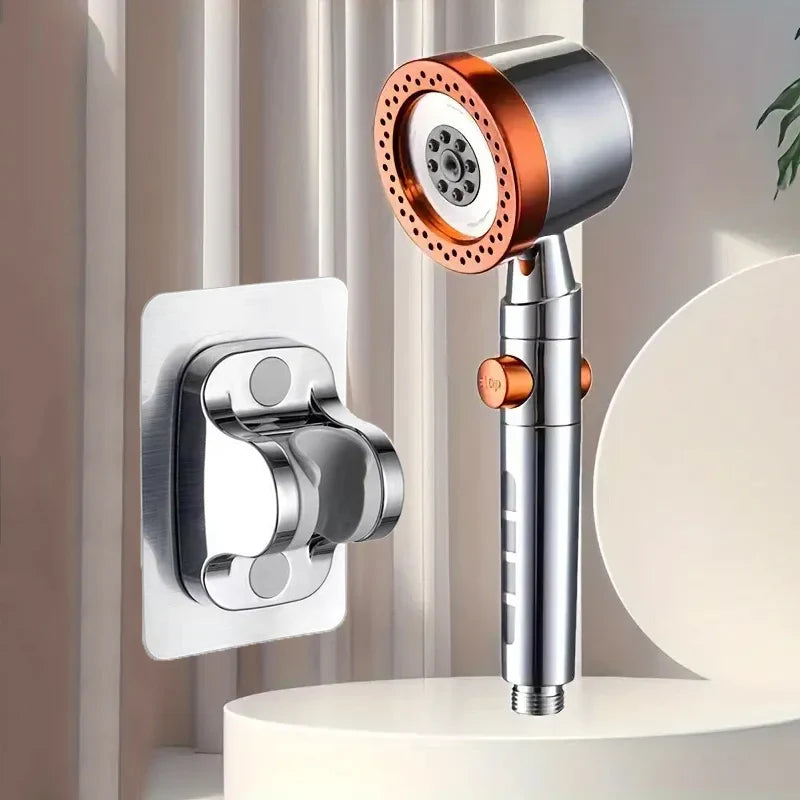 6-Mode Handheld Shower Head - Built-In Filter & One-Button Control 20