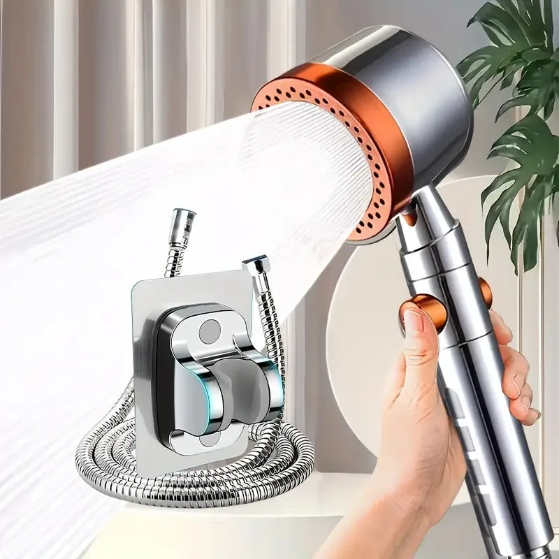 6-Mode Handheld Shower Head - Built-In Filter & One-Button Control 7