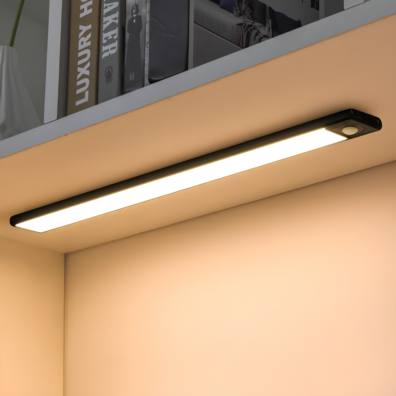 Rechargeable Motion Sensor LED Light – Wireless Stick-On Night Light for Hallways, Closets & Stairs 1