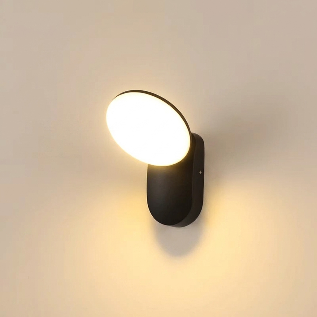 LED Wall Lamp Outdoor Motion Sensor IP65 Aluminum Acrylic Design