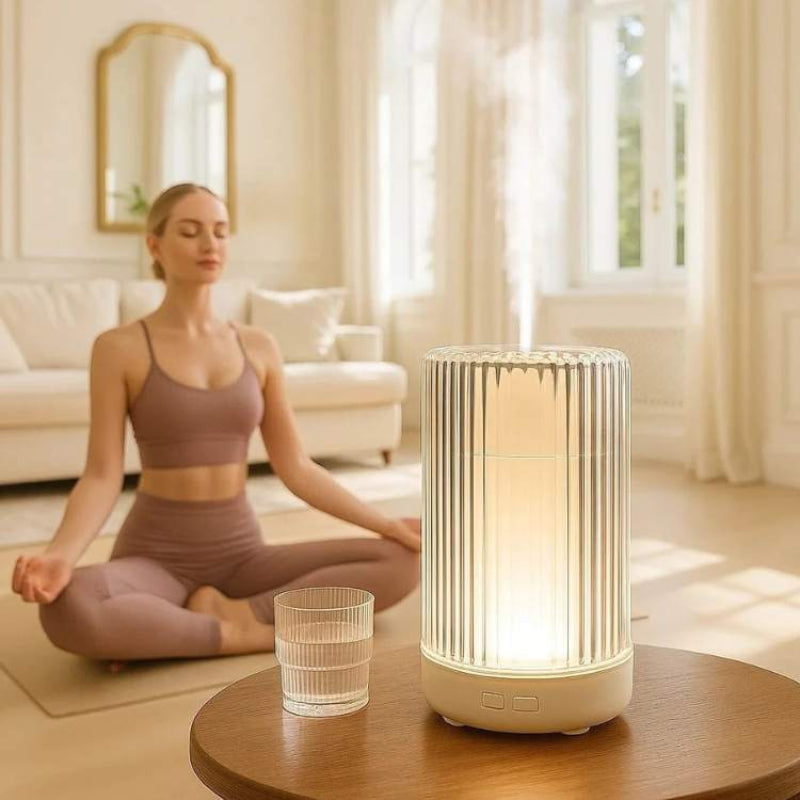 LED Aroma Diffuser Humidifier 7 Color USB Clear Plastic Shell 5