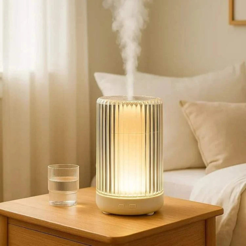 LED Aroma Diffuser Humidifier 7 Color USB Clear Plastic Shell 4