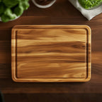Acacia Wood Cutting Board - Durable Large Butcher Block for Chopping 5