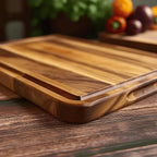 Acacia Wood Cutting Board - Durable Large Butcher Block for Chopping 7