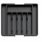 Adjustable Kitchen Drawer Organizer - Space-Saving 8-Compartment Design 0