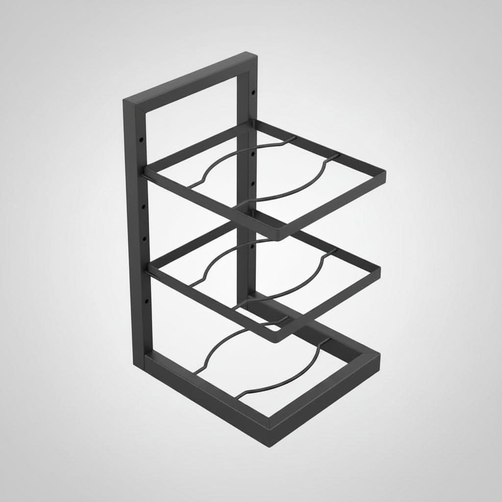 Adjustable Kitchen Rack - Space-Saving Pots & Pans Organizer 7