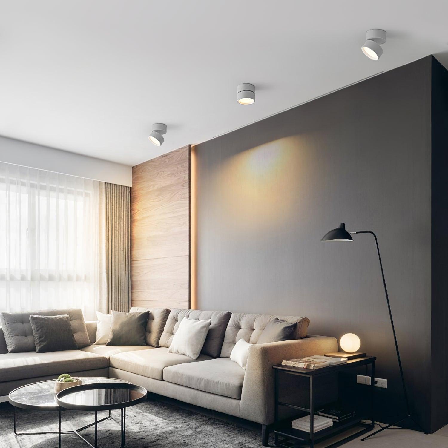 Adjustable LED Ceiling Spotlight – Modern Surface Mounted Light for Home and Office, Compact Design with Adjustable Direction 2