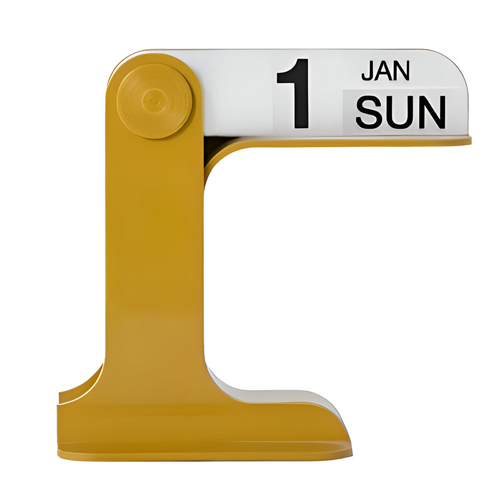 Yellow and white calendar clip showing '1 Jan Sun' on a white background